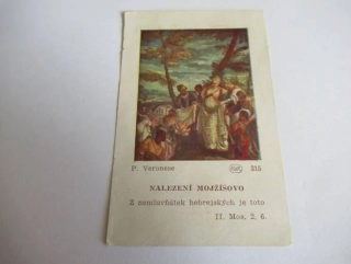 P. Veronese - Nalezení Mojžíšovo