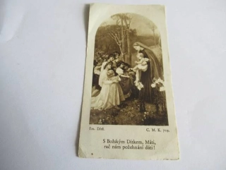 Em. Dítě - S Božským Dítkem Máti, rač nám požehnání dáti!
