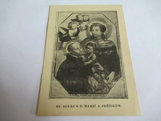 Sv. Ignác s P. Marií a Ježíškem
