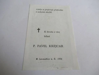 P. Pavel Krejcar - Jaroměřice