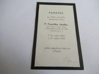 Ježíš - P. František Janák - Černožice n. L.