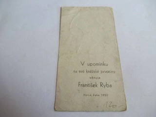 Královna máje - František Ryba, Nová Paka