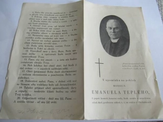 Monsign. Emanuel Teplý - Pardubice