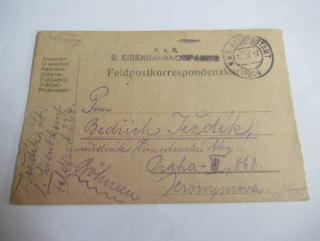 K. U. K. Feldpostamt - 12.3. 1917 - č. Razítka 224