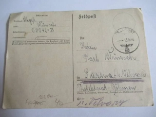  Feldpost -  13.10. 1940 