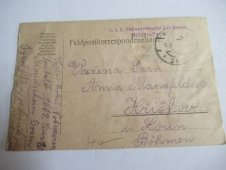 Polní pošta - Böhmen