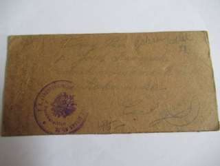 K. U. K. Feldpostamt -  6.10. 1917  - č. Razítka 6