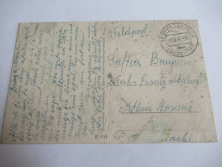 Polní pošta - Gebhardshagen 31.8. 1941