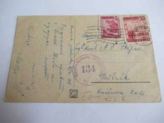 Polní pošta - Wien 11.7. 1946 - č. Razítka C