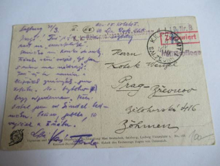K. K. Postamt 3.4. 1916