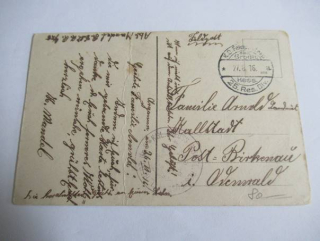 Polní pošta - 27.6. 1916 - č. Razítka 25. Res. Div.
