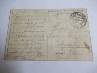  Polní pošta - Krems an der Donau 19.11. 1914 - č. Razítka 3a