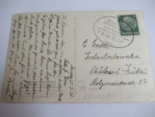 Polní pošta - Neuenburg - Německo 25.7. 1937