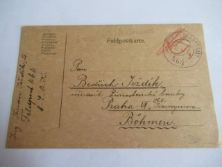 K. U. K. Feldpostamt -  18.11. 1917  - č. Razítka 464