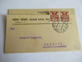 Adolf Brady, obchod s kolon., Nové Město na Moravě