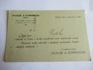Pavlík a Schweiger - Vyšívání - Brno