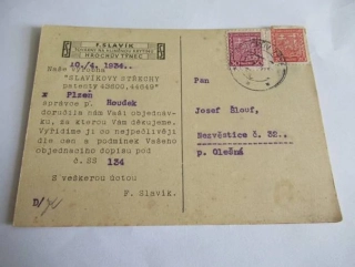 F. Slavík, továrna na hliněnou krytinu - Hrochův Týnec