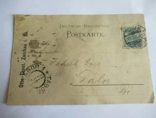 Postkarte - Otto Thost, Zwickau