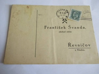 František Švanda, obchod s uhlím - Řevničov u Kladna