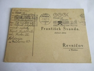  František Švanda, obchod s uhlím - Řevničov u Kladna