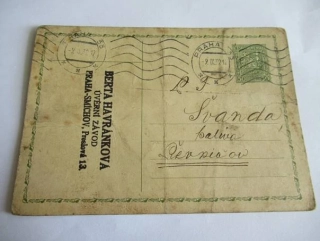   Berta Havránková, úvěrní závod - Praha