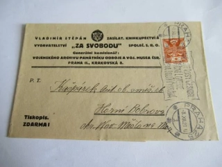  Vladimír Štěpán, knihkupectví a vydavatelství - Praha II.