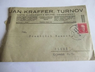  Jan Kraffer, mistr dlaždičský a majitel cementárny - Turnov