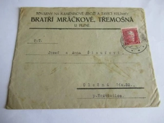  Bratří Mráčkové, Továrny na kameninové zboží a tavicí kelímky - Třemošná