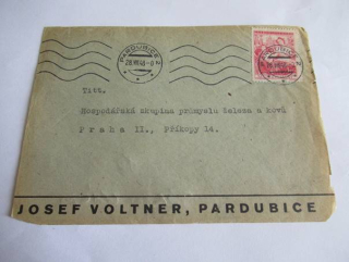 Torzo obálky - Josef Voltner - Pardubice