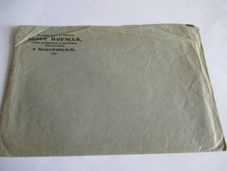 Josef Hofman, podnikatelství staveb - Nezvěstice