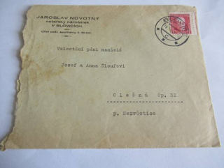 Jaroslav Novotný, notářský náměstek - Blovice