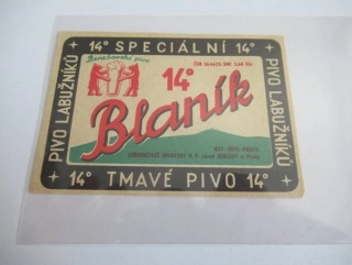 Středočeské pivovary -  Blaník - Tmavé pivo 14°