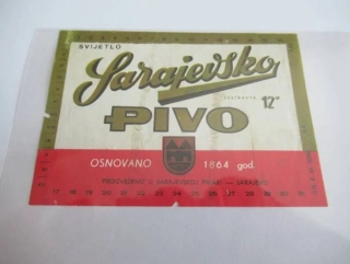 Pivovar Sareajevo - Saeajevské pivo - Světlé 12°
