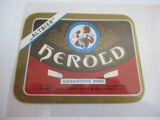 Pivovary a Sladovny Praha - Herold - Granátové pivo