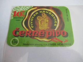 Pivovar Krušovice - Černé pivo 10°