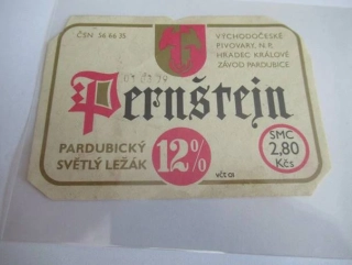 Hradec Králové, Závod Pardubice - Pernštein - Pardubický světlý ležák 12°