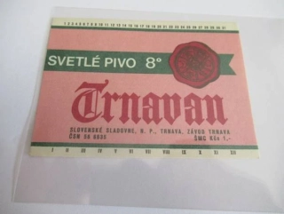 Slovenské sladovny, Závod Trnava - Trnavan - Světlé pivo 8°