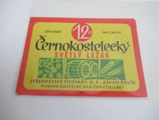 Pivovar Kostelec nad Ohří - Černokostelecký světlý ležák 12°