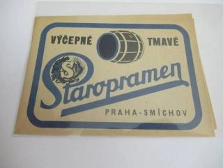 Pivovar Praha-Smíchov - Staropramen - Výčepné tmavé