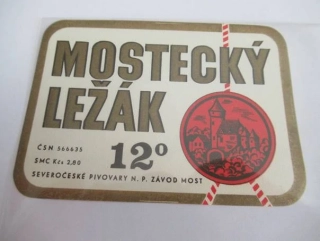 Severočeské pivovary, Závod Most - Mostecký ležák 12°