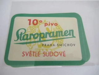 Pivovar Praha-Smíchov - Staropramen -  Světlé sudové pivo 10°