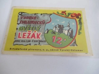 Pivovar Vysoký Chlumec - Chlumecký světlý ležák 12°