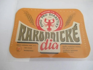 Pivovar Rakovník - Rakovnické dia - Pivo pro diabetiky