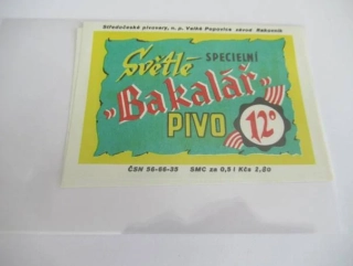 Pivovar Rakovník - Bakalář - Světlé pivo 12°