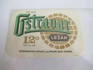 Pivovar Ostrava - Ostravar - ležák 12°