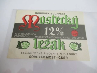 Pivovar Most - Mostecký ležák 12%