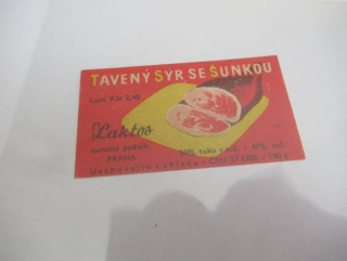 Laktos - Tavený sýr se šunkou