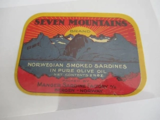 Seven Mountains - Norské uzené sardinky v čistém olivovém oleji