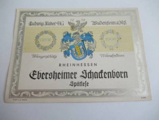 Rheinhessen -  Ludwig Fabel - Etiketa na víno