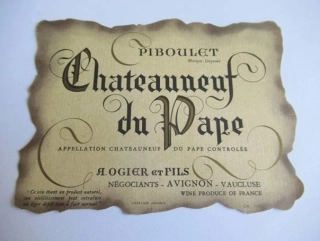  Piboulet - Chateauneuf du Pape - Etiketa na víno